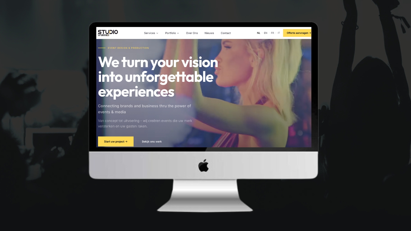 Welkom op onze nieuwe website